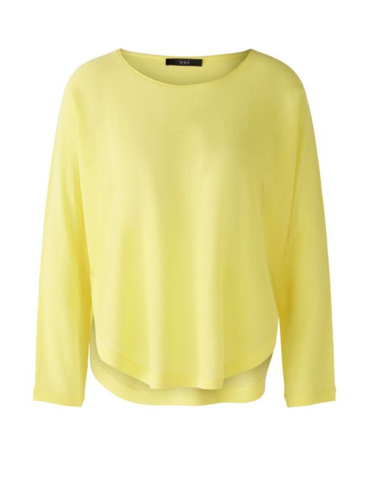 Maglia estiva oversize gialla