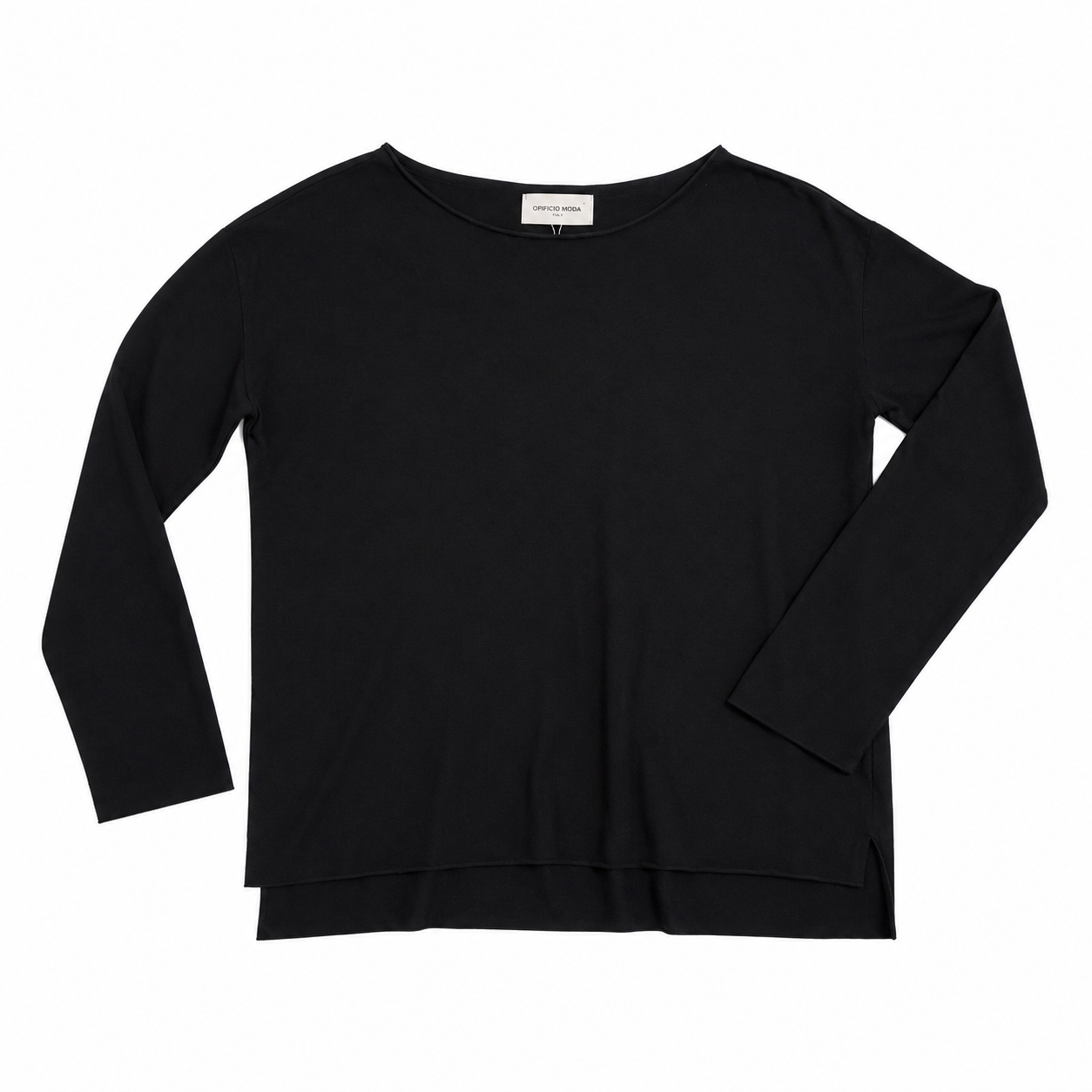 Maglia in viscosa nera