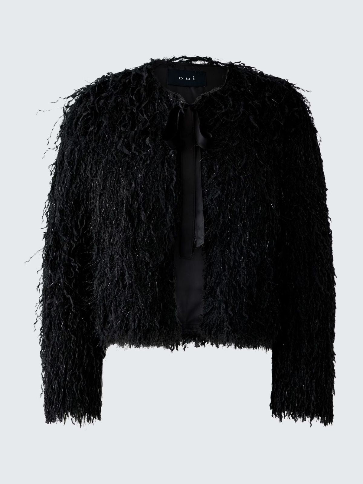 Giacca effetto pelliccia