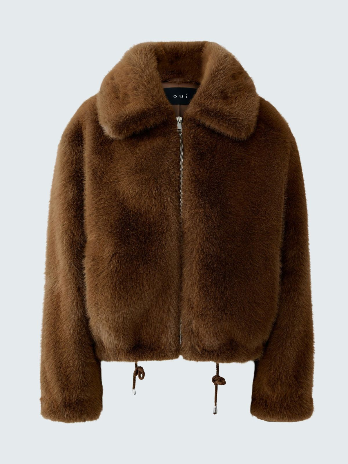 Giacca in pelliccia effetto visone