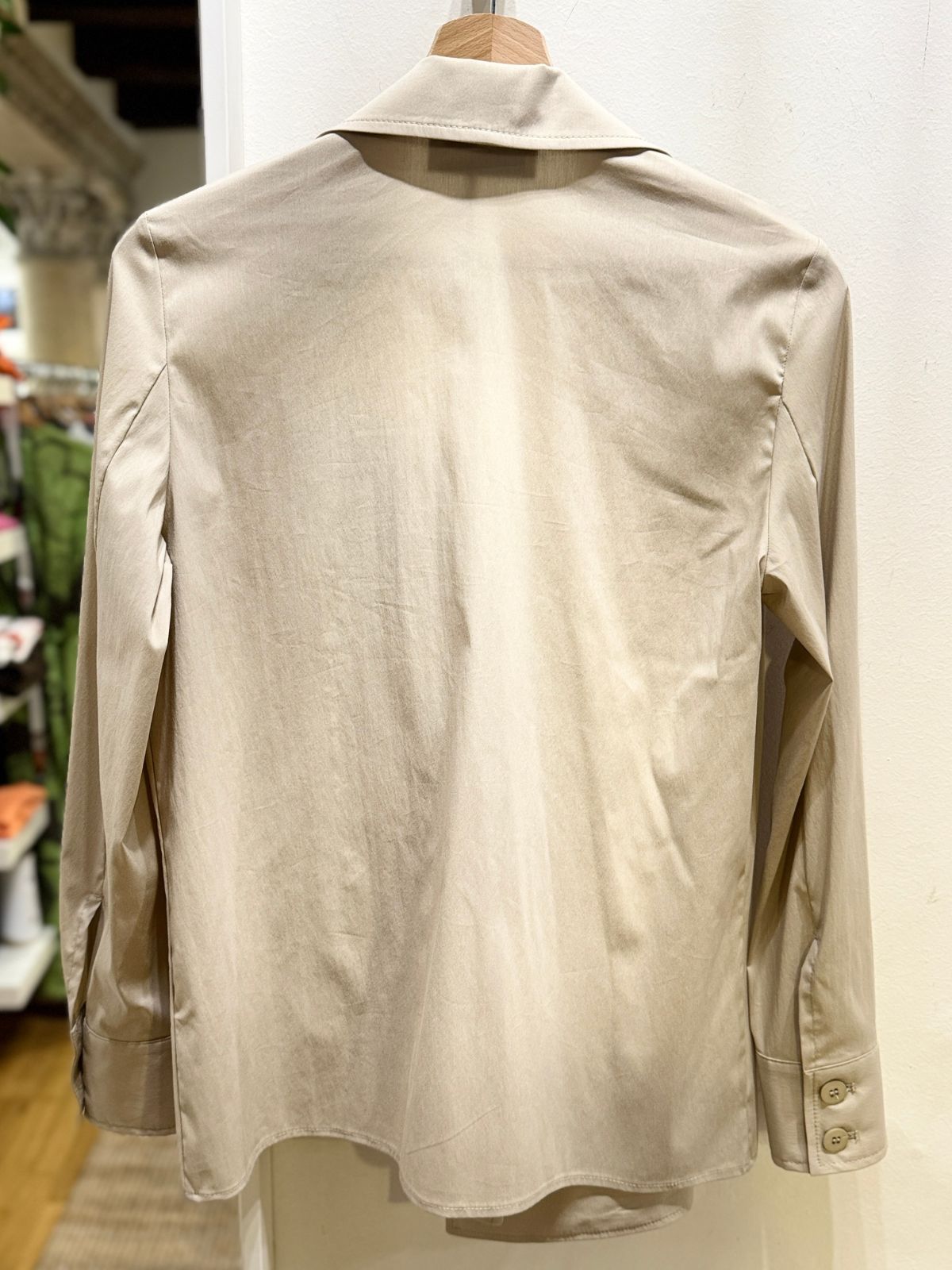 Giacca destrutturata beige