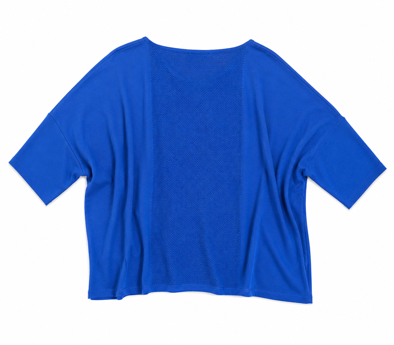 Maglia in cotone blu