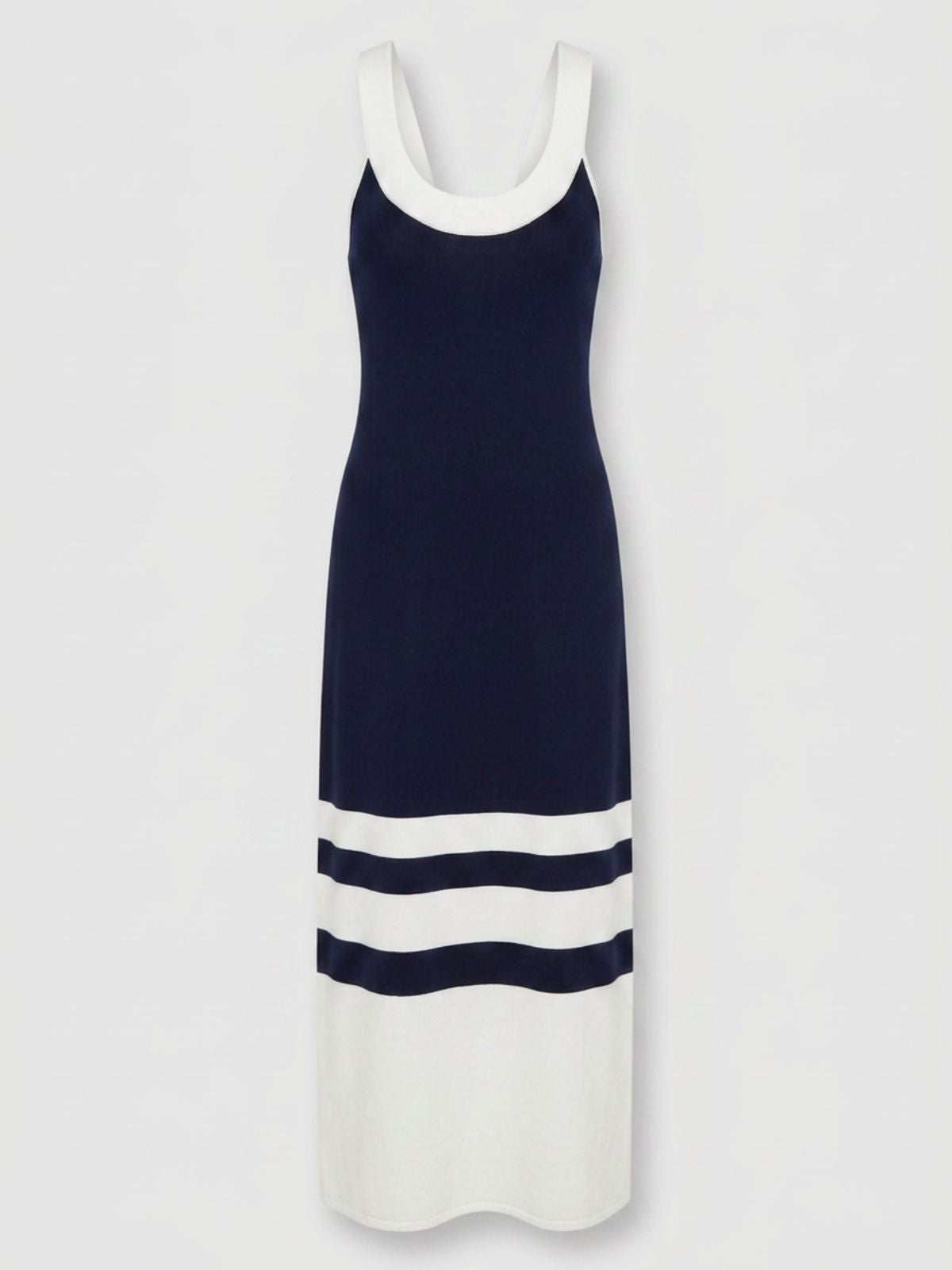 Abito in maglia blu