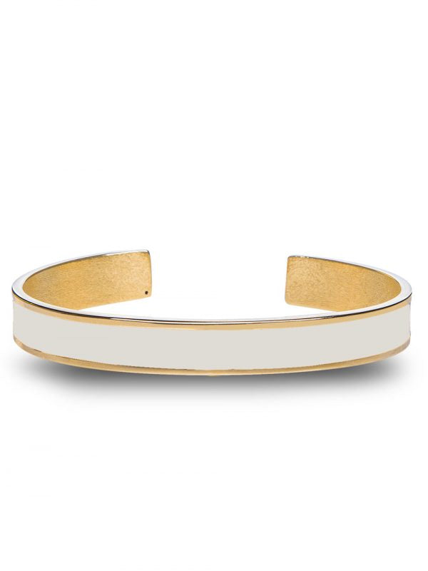 Bracciale mini aperto bianco